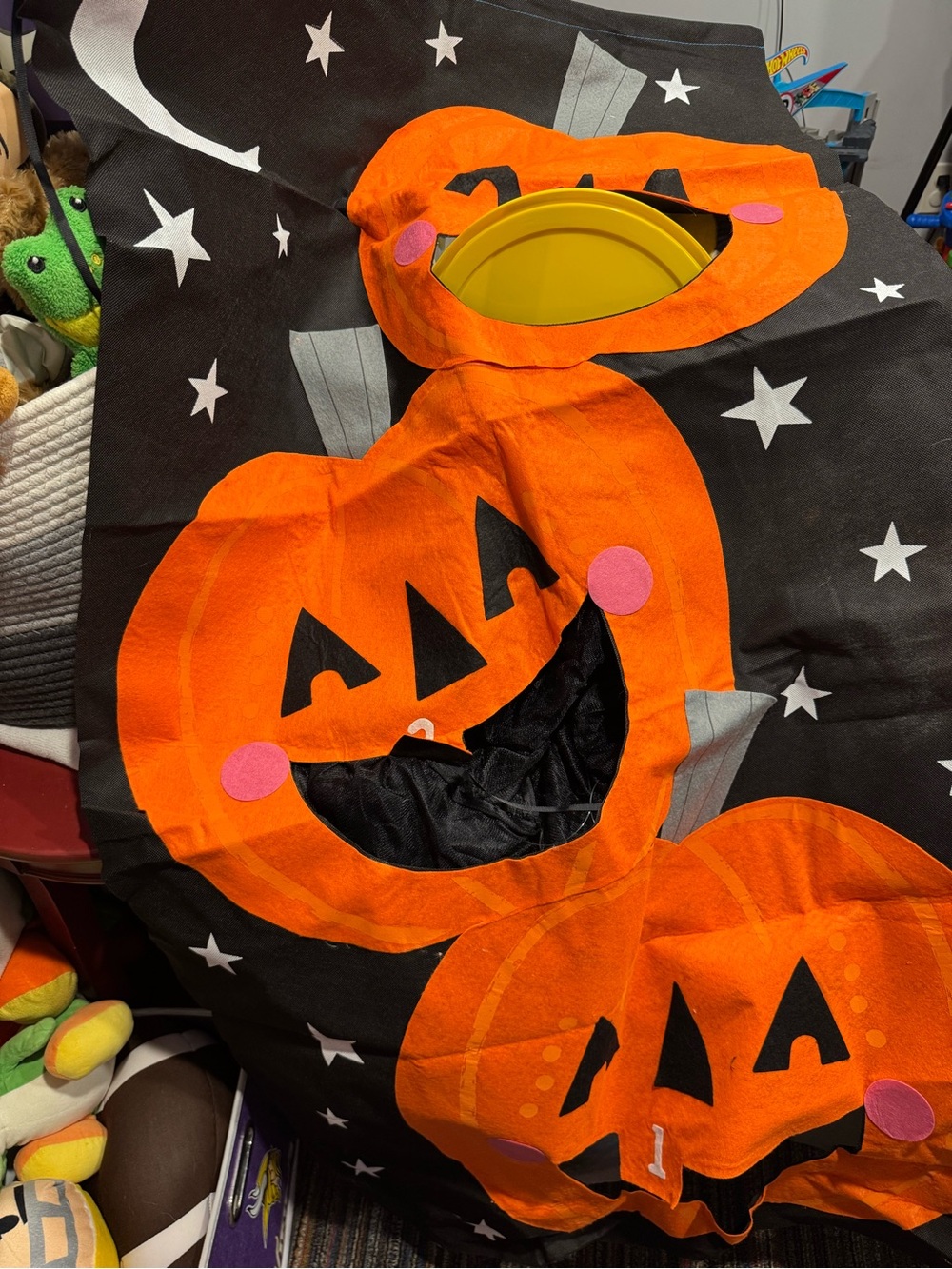 Pumpkin Jack-O'-Lantern Bean bag toss